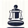 Gavel and balance scales icon representing legal services